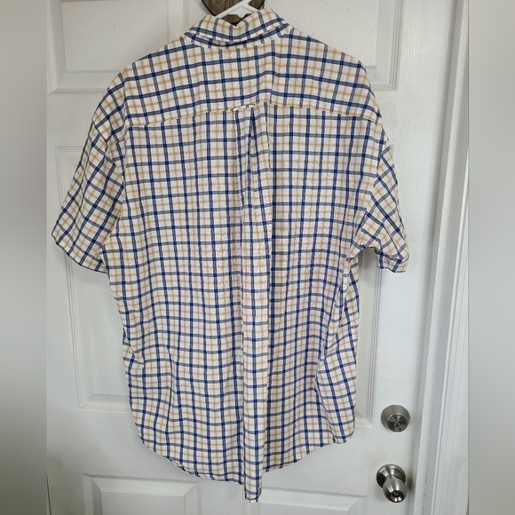 Nautica Men's Classic Short Sleeve Button Down Shirt,  Size: XXL Color:  Yellow - Picture 13 of 14